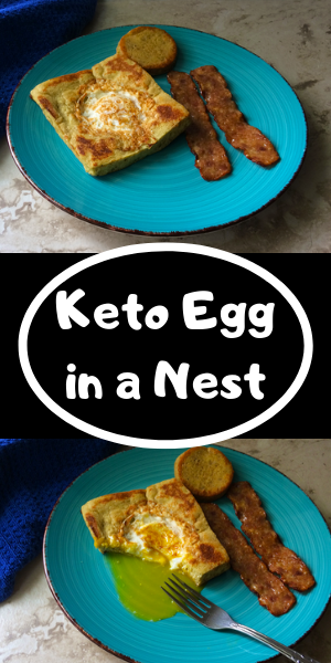 Keto Egg in a nest 