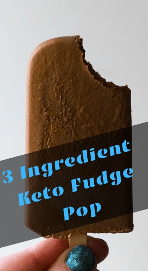  3 Ingredient Keto Fudge Pop
