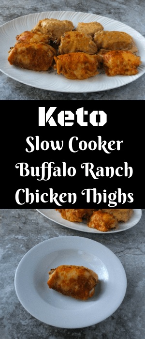 Slow Cooker Buffalo Ranch Chicken Thighs